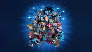 Scott Pilgrim Animated Characters Wallpaper