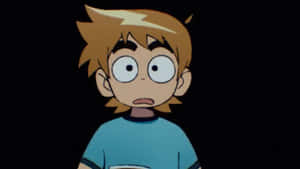 Scott Pilgrim Surprised Expression Wallpaper