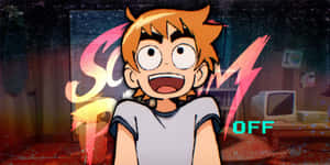 Scott Pilgrim Takes Off Animated Graphic Wallpaper