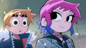 Scottand Ramona Anime Style Wallpaper