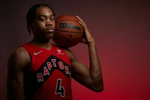 Scottie Barnes Raptors Portrait Wallpaper