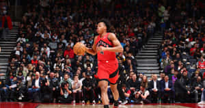 Scottie Barnes Toronto Raptors Game Action Wallpaper