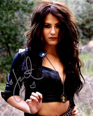 Scout Taylor-compton Signed Photo Long Hair Wallpaper