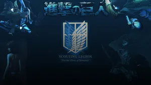 Scouting Legion Attack On Titan Logo Wallpaper