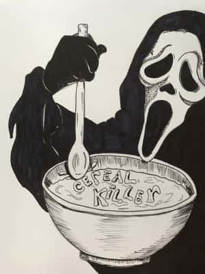 Scream Ghostface Cereal Killer Wallpaper