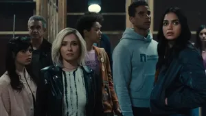 Scream6 Cast Concerned Look Wallpaper