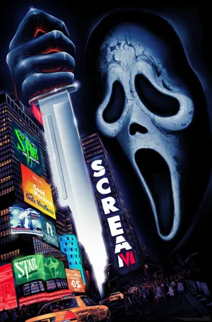 Scream6 Movie Poster Times Square Wallpaper