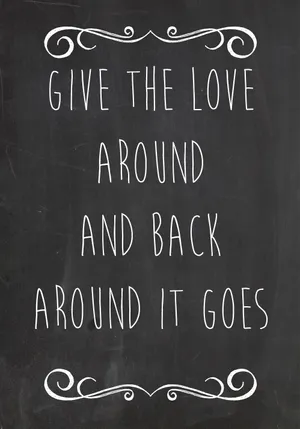 Script Written In White Chalk Wallpaper