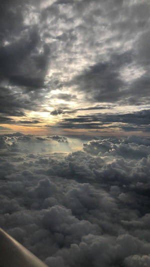 Sea Of Clouds Aesthetic Iphone 11 Wallpaper