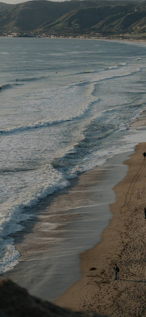 Sea Shore Malibu Iphone Wallpaper