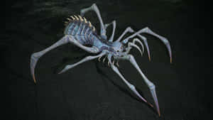 Sea Spider Creature Illustration Wallpaper