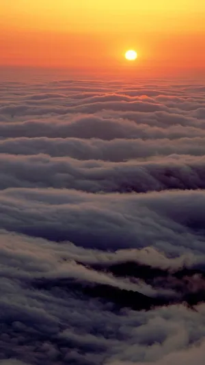 Sea Sunset Cloud Wallpaper