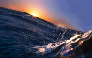 Sea Waves Mac Hd Wallpaper