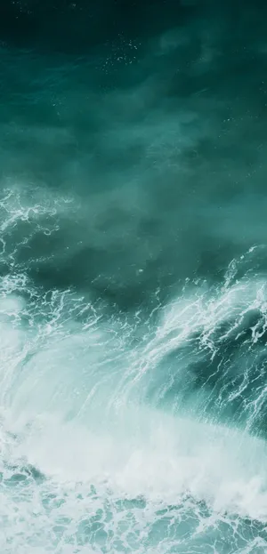 Seafoam Green Textured Wall Wallpaper