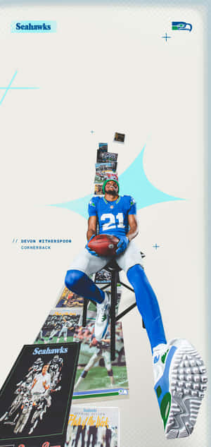 Seahawks Cornerback Creative Portrait Wallpaper