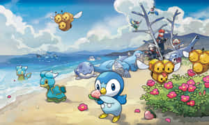 Sealeo At The Beach Wallpaper