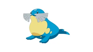 Sealeo On Its Stomach Wallpaper