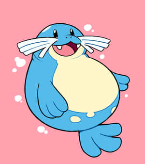 Sealeo On Pink Background Wallpaper