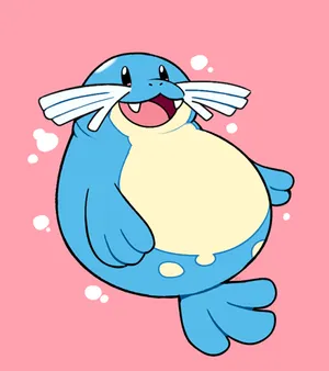 Sealeo On Pink Background Wallpaper