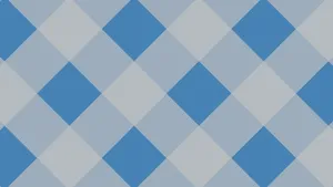 Seamless Blue And White Checkered Pattern Wallpaper