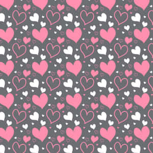Seamless Heart Pattern Wallpaper Wallpaper