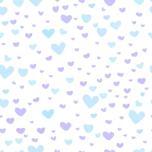 Seamless Red Heart Pattern Wallpaper