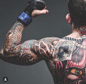 Sean Brady Back Tattoos Left Side Wallpaper