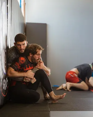 Sean Brady Wrestling With Kody Hamrah Wallpaper