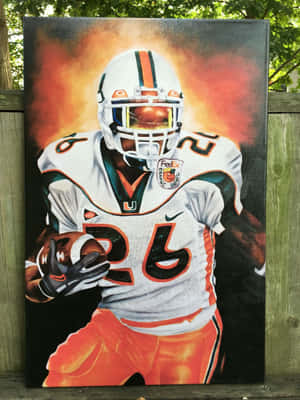 Sean Taylor Painting Fanart Wallpaper