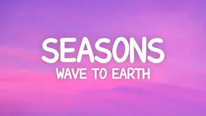 Seasons Wave To Earth Purple Gradient Background Wallpaper