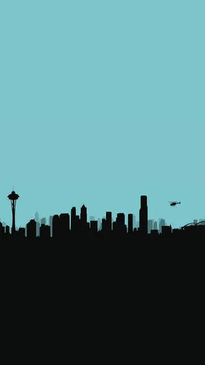 Seattle Iphone Shadow Of City Wallpaper