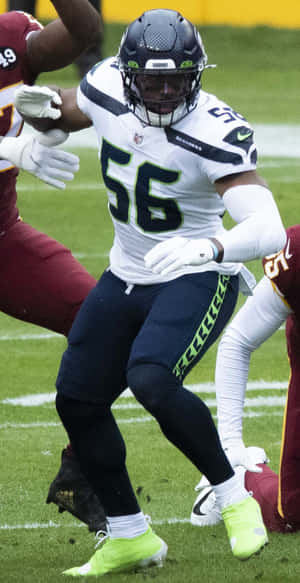 Seattle Linebacker Action56 Wallpaper