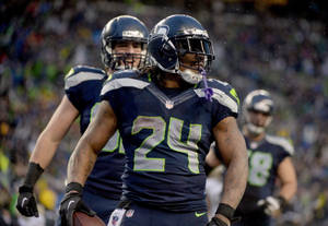 Seattle Seahawks Runningback 24 Wallpaper