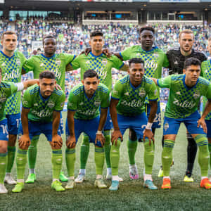 Seattle Sounders Fc Team Members Wallpaper