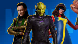 Secret Invasion - Heroes And Villains Unite Wallpaper