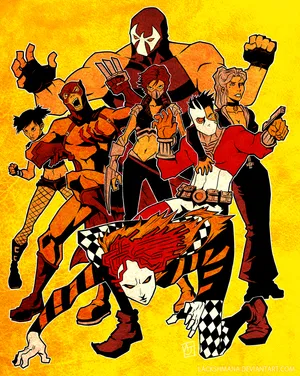 Secret Six Animated Style Artwork Wallpaper