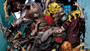 Secret Six Comic Battle Scene Wallpaper