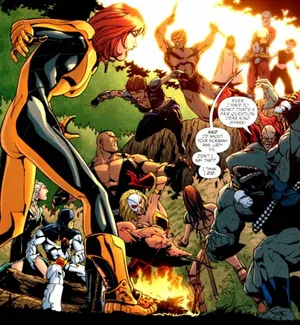 Secret Six Team Gathering Wallpaper