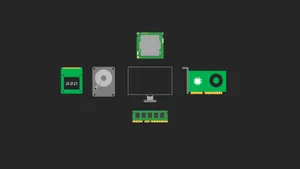 Secure Access: Computer Lock Screen Wallpaper