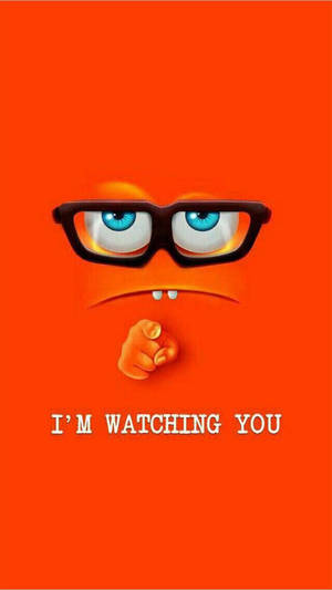 Secure Your Phone With An Orange Lock Screen. Wallpaper