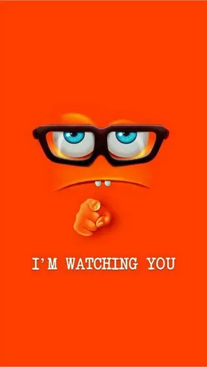 Secure Your Phone With An Orange Lock Screen. Wallpaper