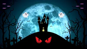 See The Magic Of Moon Lighting In This Captivating Landscape Wallpaper