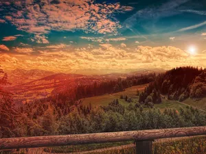 See The Sharp Contrasts Between Natural And Man-made Structures For Miles Wallpaper