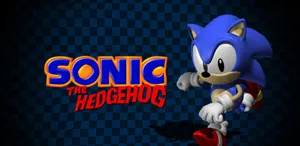 Sega’s Sonic The Hedgehog Speeds Across A Neon-lit City On An Action-packed Mission. Wallpaper