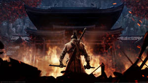 Sekiro In Burning House Wallpaper