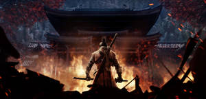 Sekiro Shadows Die Twice Castle Fire Wallpaper