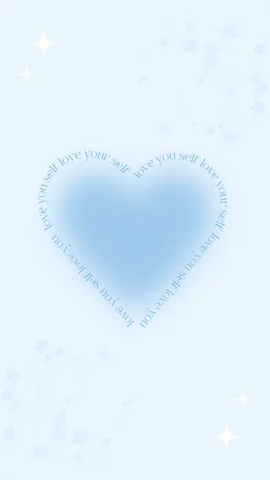 Self_ Love_ Heart_ Aesthetic_ Background Wallpaper
