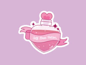 Self Love Potion Illustration Wallpaper