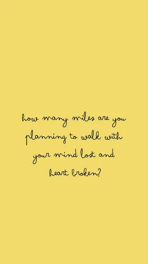 Self-reflection Pastel Yellow Aesthetic Wallpaper