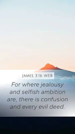 Selfish Ambition Bible Verse Wallpaper